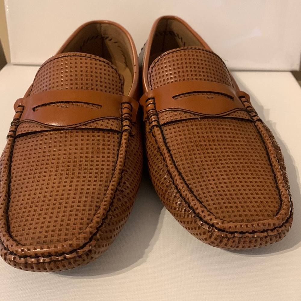 Men brown loafers shoes